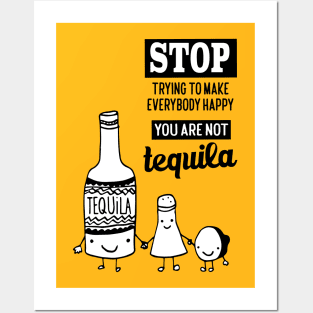 Tequila quote Posters and Art